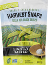 Harvest Snaps Veggie Chips (Lightly Salted Green Pea Snack Crisps, 3.3 oz) | Powered by Plant Protein, Gluten Free, Non-GMO Bake