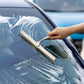 Ettori Shower Squeegee Clear Glass Wall Cleaner Stainless Steel With Suction Storage Hook -10'', Chrome