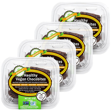 ALYSSAS Vegan Chocobites Gluten Free Cookies, Dairy Free, Sugar Free, Keto, 5 oz (Pack of 4)