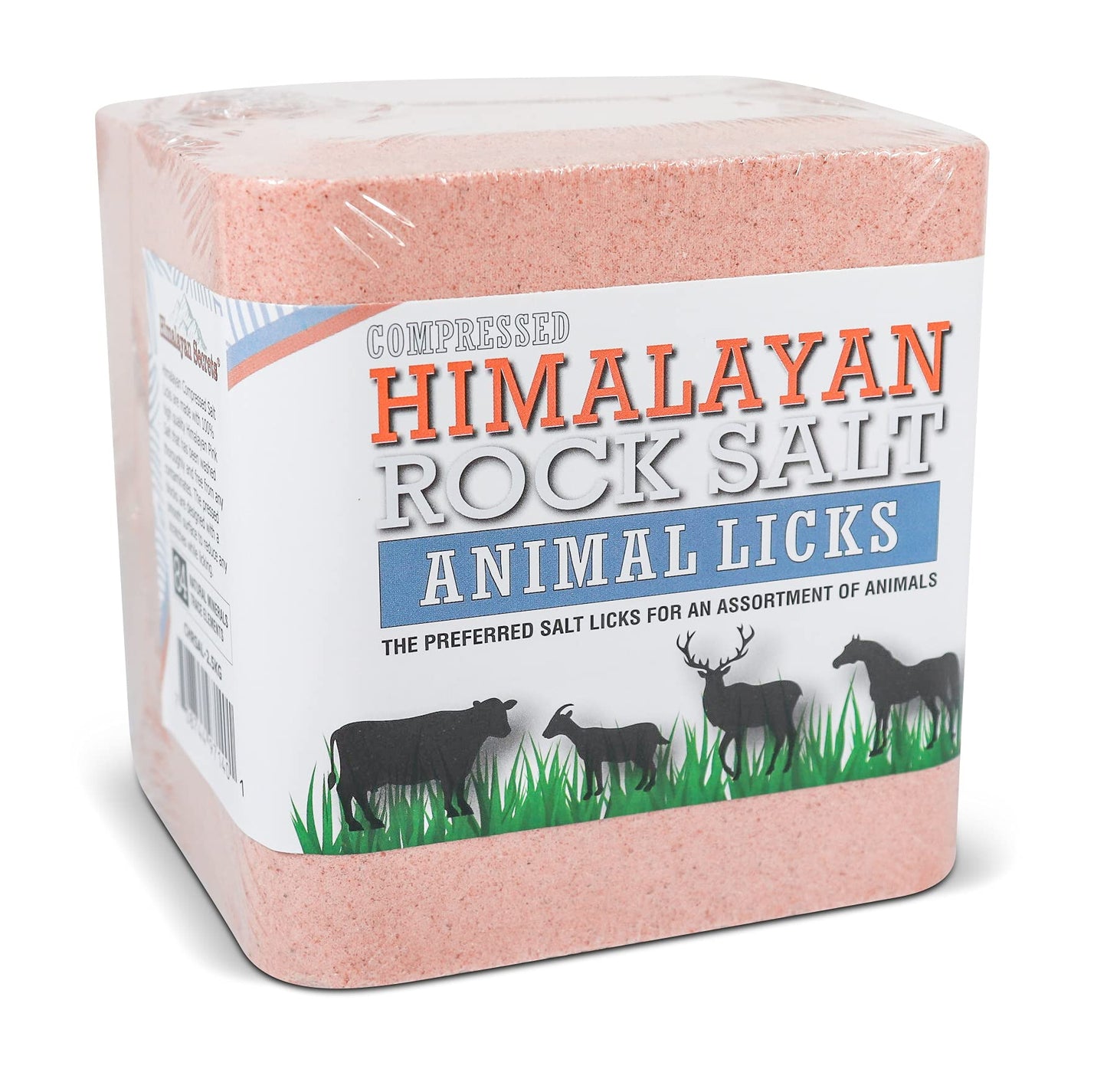 Himalayan Secrets Pink Salt Lick for Livestock & Wildlife, 5.5LB, Pure & Natural, Model CHRSAL