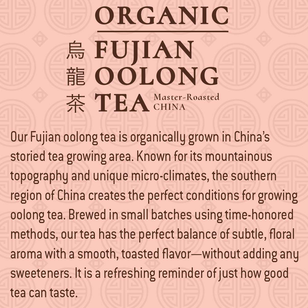 Tejava Oolong Iced Tea, Unsweetened, USDA Organic, 12 Pack, 1 Liter Bottles, Non-GMO, Kosher, Brewed in Small Batches