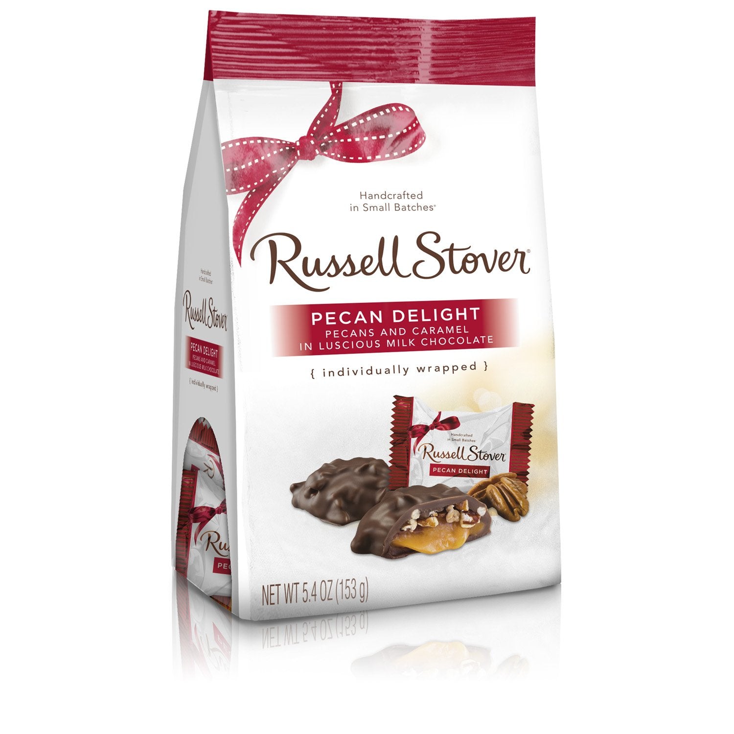 Russell Stover Mini Milk Chocolate Pecan Delight, 5.4 Oz. Bag