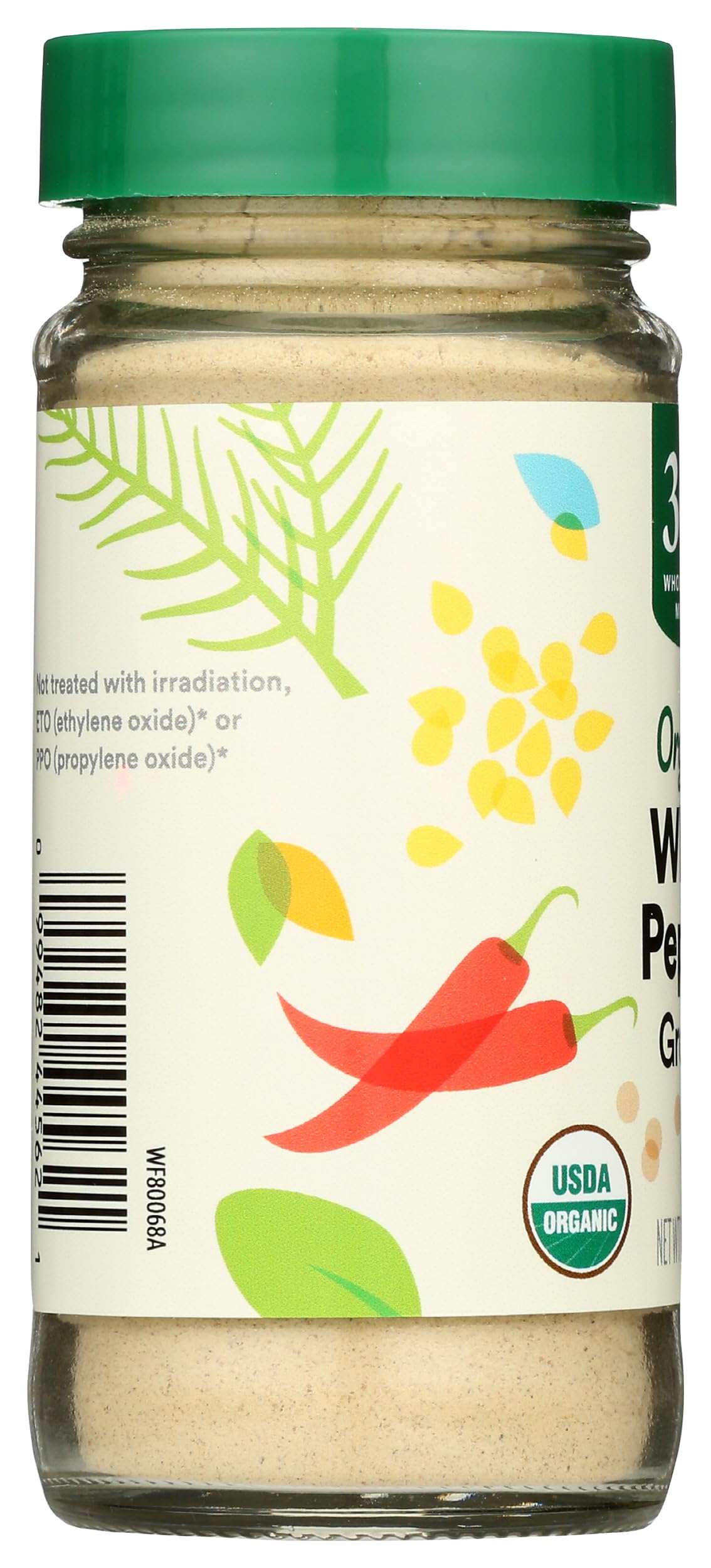 365 by Whole Foods Market, Organic White Pepper Ground, 1.69 Ounce