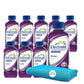 Electrolit Grape Hydration Drink With Electrolytes 21 fl oz Plastic Bottles 9 Pack + 1 Microfiber Cooling Towel by KOOL8SHOP Inf