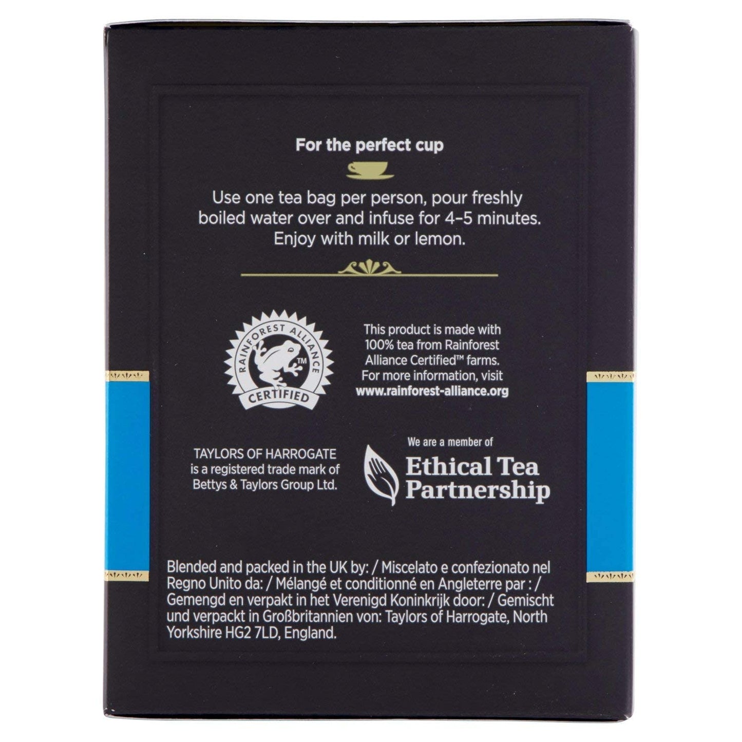 Taylors Of Harrogate Decaffeinated Breakfast, Teabags, 20 Count (Pack Of 1)