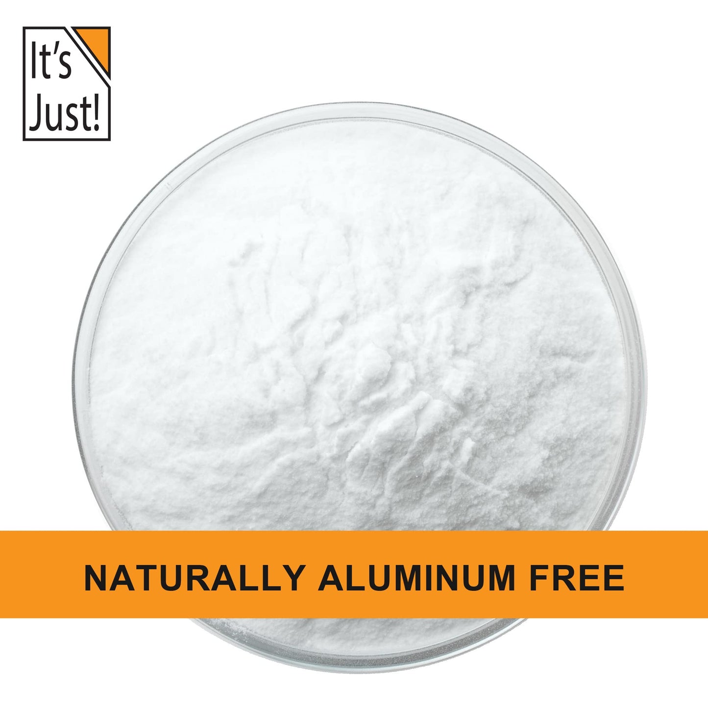 It's Just - Baking Soda, 100% Pure Sodium Bicarbonate, Food Grade, Non-GMO, Made in USA, Cooking, Baking, Aluminum Free (3.5 Pou