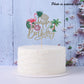 1 Pcs Flamingo Happy Birthday Cake Topper Glitter Palm Tree Turtle Leaf Flower Pineapple Flamingo Cake Pick Decorations For Tropical Hawaiian Luau Theme Baby Shower Kids Birthday Party Supplies