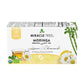 Miracle Tree Organic Moringa Superfood Tea, Lemon Chamomile, 25 Individually Sealed Bags, Vegan, Gluten-Free, Caffeine-Free