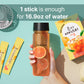 Teazen Summer Grapefruit Iced Tea, Sugar Free, Uva Black Tea, Hydration Drink Mix, 10 Sticks, 1.76Oz