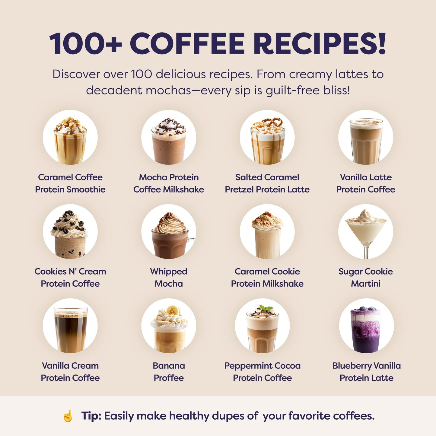 White Chocolate Mocha Protein Iced Coffee - enhanced Whey Protein & Instant Iced Coffees - 100% Natural Cold Brew Coffee - Zero Artificial Flavors & Sweeteners  80 mg Caffeine  0g of Sugar  20 Servings