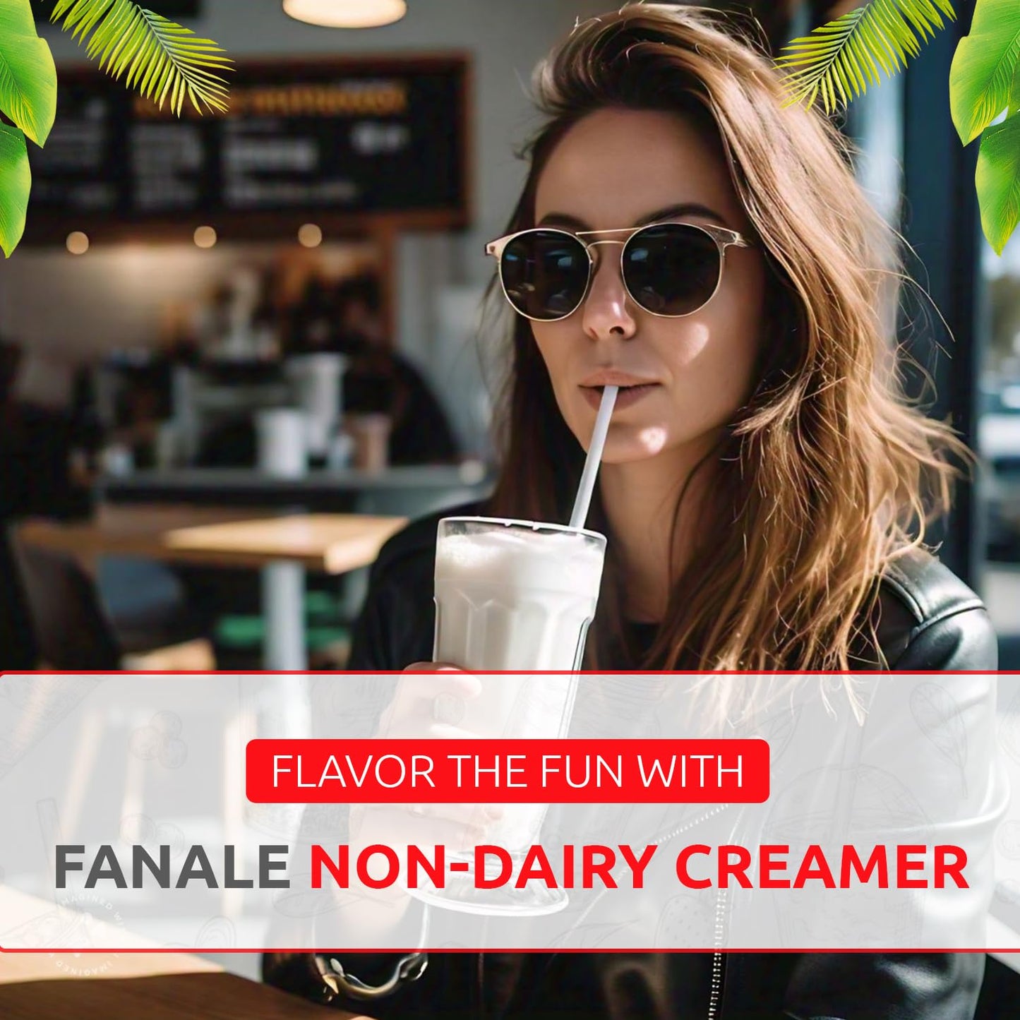 Fanale Premium Non-Dairy Creamer Bubble Tea Flavoring Powder | Perfect For Baking, Smoothies, Desserts And Drinks | Instant Flav