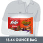 KIT KAT and REESES Assorted Milk Chocolate Snack Size  Halloween Candy Bag  18.44 oz (30 Pieces)