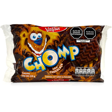 Victoria Galleta Chomp Sabor Chocolate | Chomp Peruvian Chocolate Cookie 2 Packs