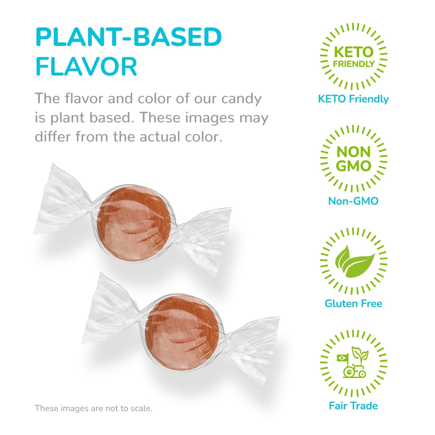 Stevita Hard Candy, Outrageous Orange - 25 Individually Wrapped Pieces - Sugar & Aspartame Free - Naturally Flavored & Sweetened