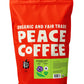 Peace Coffee Morning Glory Signature Blend | 5 lb Whole Bean Light Roast | Organic Fair Trade | Smooth, Mild Flavor | Shade Grow