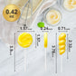 ZOFIA SWEET 32 Pack Lollipops, Yellow & White Twisty Swirl, Individually Wrapped, Vanilla Flavor, Bulk Party Favors, Model HLWQYT-N-YW