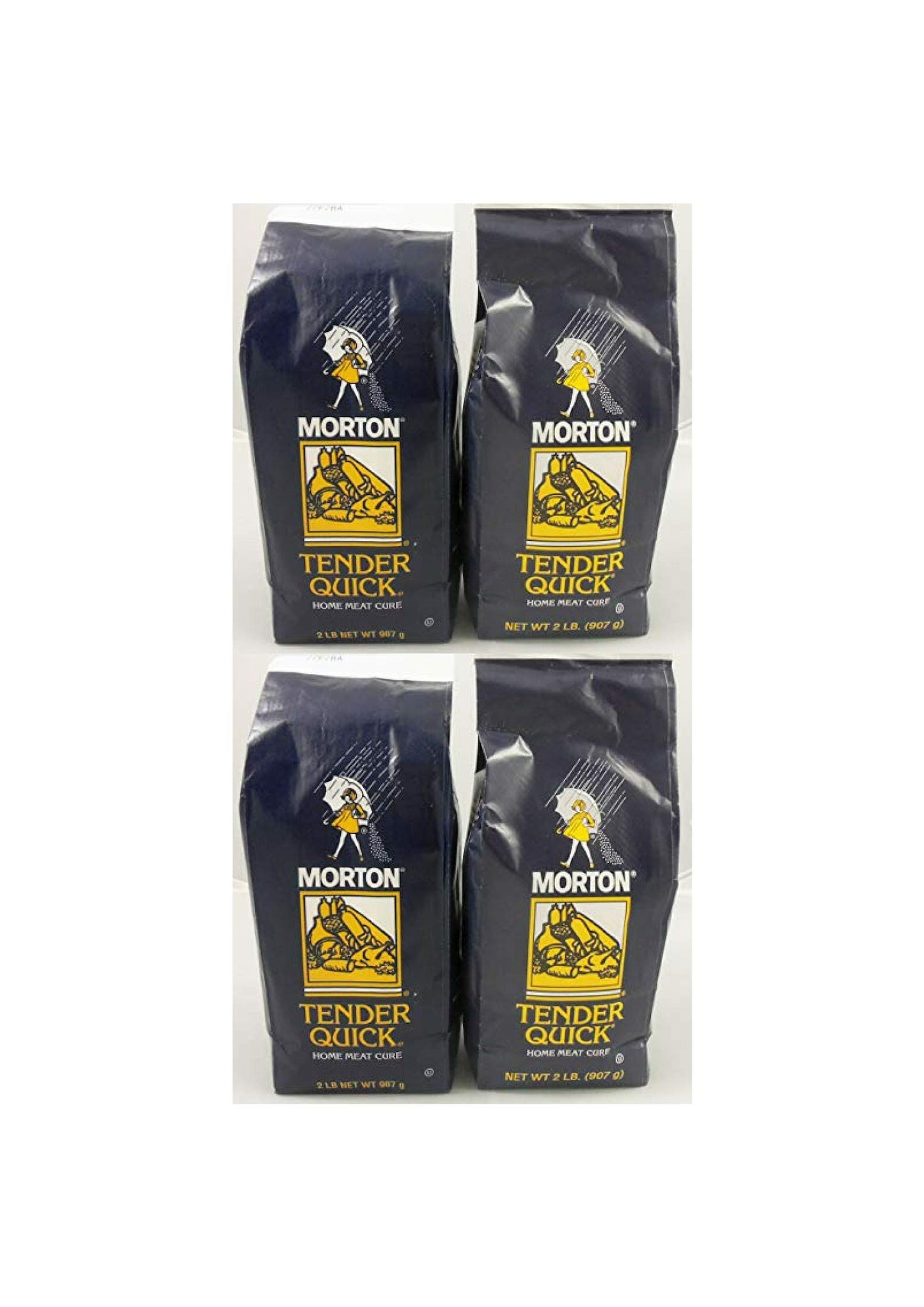 Morton Tender Quick Meat Cure - 2 Pound Pack (4 Pack) - Ideal for Preserving & Flavoring Meats