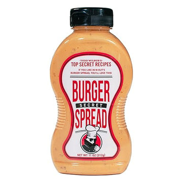 Todd Wilbur's Top Secret Recipes Burger Spread - Gluten Free 11 oz - Perfect for Burgers, Sandwiches & Wraps