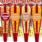 Generic Gourmet Popcorn - Premium Pack of 4 Mini Cones - 1.68 Ounce - Perfect for Small Spaces & Stocking Stuffers