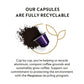 Nespresso compact pieces OriginalLine Arpeggio Dark Roast Espresso Coffee Pods 50 Count Black/Purple