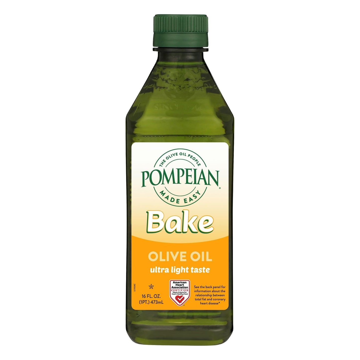 Pompeian Made Easy Bake Olive Oil, Ultra Light Taste, Perfect For Baking Foods Such As Brownies And Cakes, American Heart Association Certified, Non-Allergenic, Non-Gmo, 16 Fl Oz (Pack Of 1)