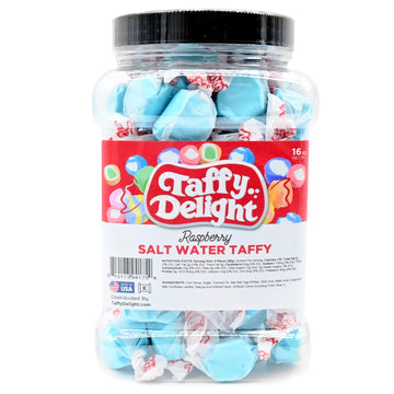 Taffy Delight Salt Water Taffy (16oz, Raspberry)