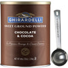 Ghirardelli Sweet Ground Chocolate & Cocoa Gourmet Powder, 3 lbs with Barista Spoon