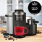 Tayst Coffee Pods, Defiantly Decaf Dark Roast, K Cups Compatible, 50 Count, Brown