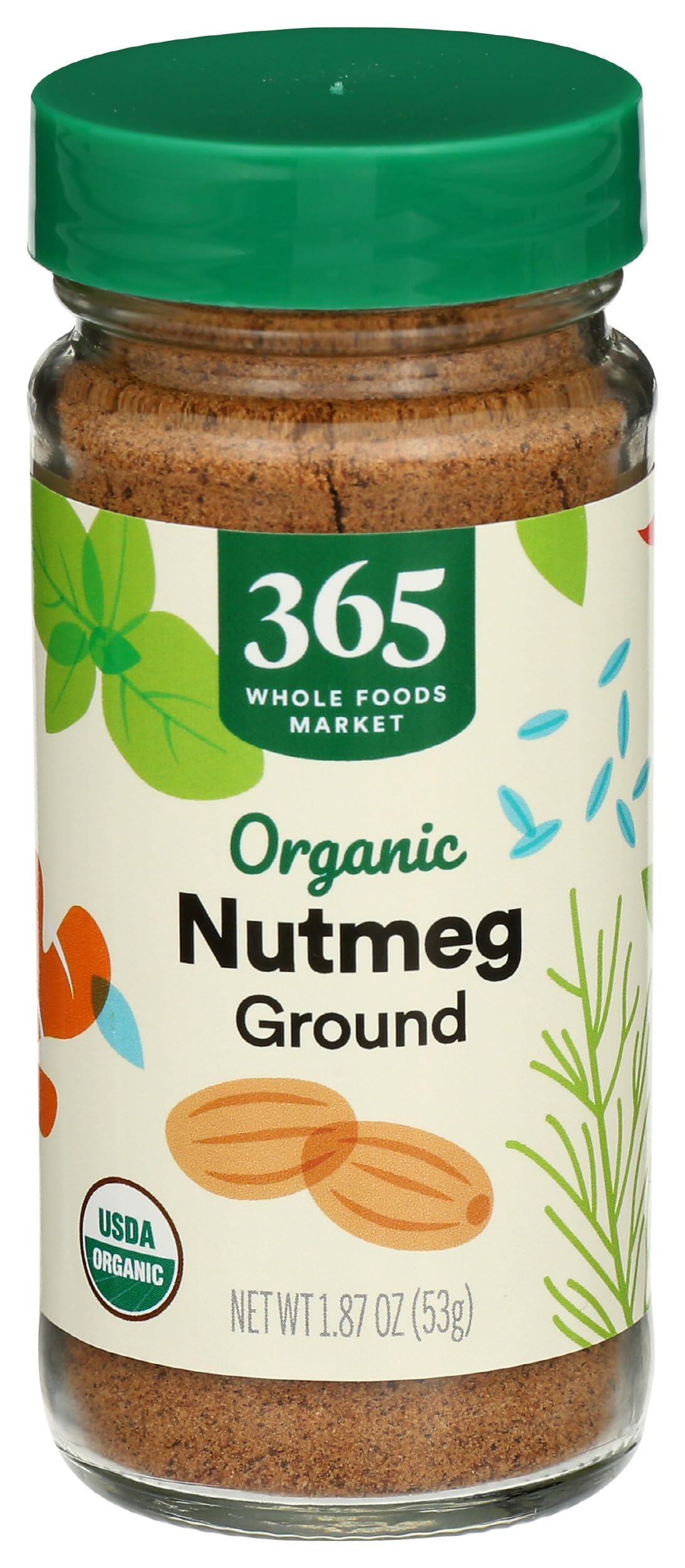 365 by Whole Foods Market, Organic Nutmeg Ground, 1.87 Ounce