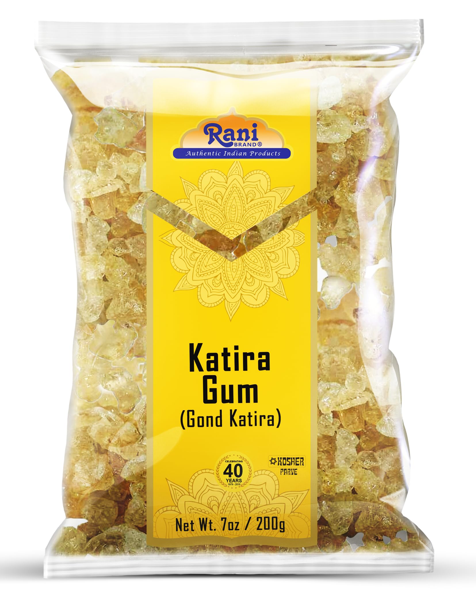 Rani Edible Gum Whole (Goonder Tragacanth Gum) 7oz | All Natural, Vegan, Gluten Friendly, Kosher, Non-GMO