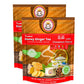Meekus Ginger Tea With Honey: Premium Tea Bags & Crystals - Instant Packets for Soothing Drink, 18g x 40 Sachets (Cinnamon, 2 Pa