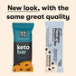 Perfect Keto Bars, Gluten Free Grass Fed Collagen + MCT Oil, Low Carb, No Sugar Added, High Protein Snacks, Keto Diet Foods, 11g