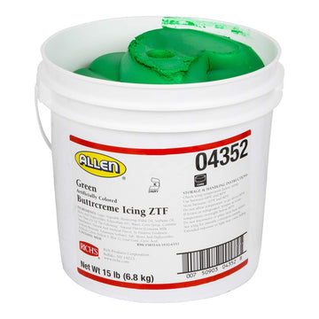 Rich'S Jw Allen Pre-Whipped Icing Green, Buttercream, 240 Oz