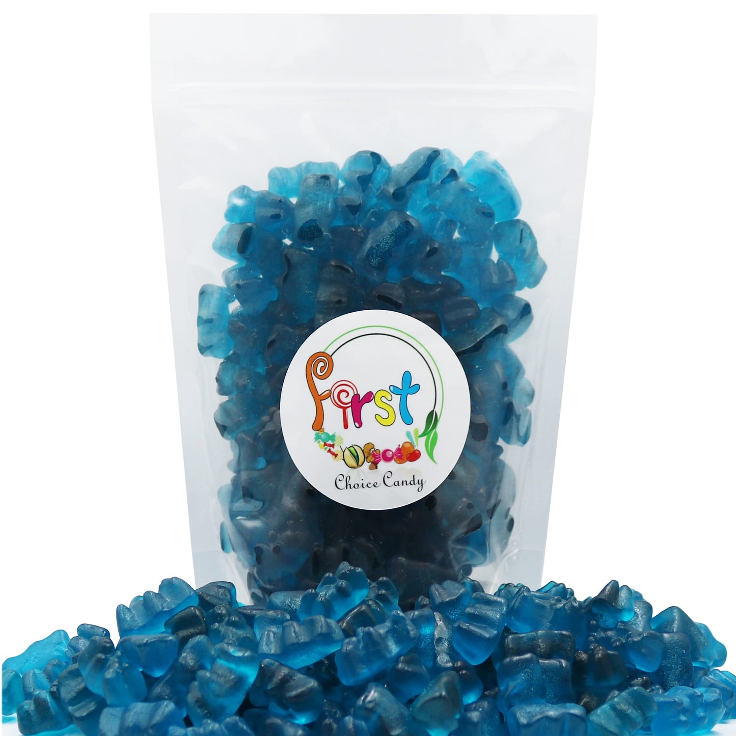FirstChoiceCandy Gummy Bears (Blue Raspberry, 5 Pound (Pack of 1))
