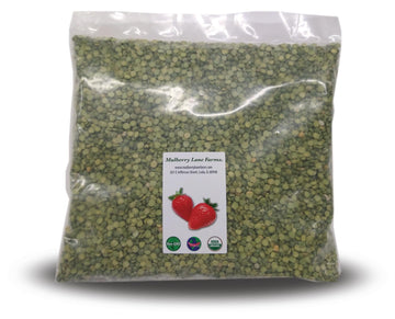 Green Split Peas 5 Pounds USDA Certified Organic Non-GMO Bulk, Product of USA, Mulberry Lane Farms