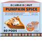 Double Donut Coffee Pumpkin Spice Coffee Pods, Medium Roast, 80 Count, Compatible with Keurig K Cups