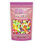 Freeze Dried Candy Tarts Mini Crunch- Light Crunchy Sweetness, 4 Oz Flavors- Variety Mixed Fruit Punch. Tarts Mini Resealable Ba