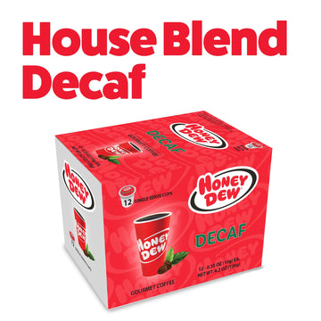 Honey Dew - Decaf Gourmet Coffee, Jolt-Free Medium Roast Donut Shop Coffee Favorite, Compatible With Keurig Coffee Maker, 1 Coun