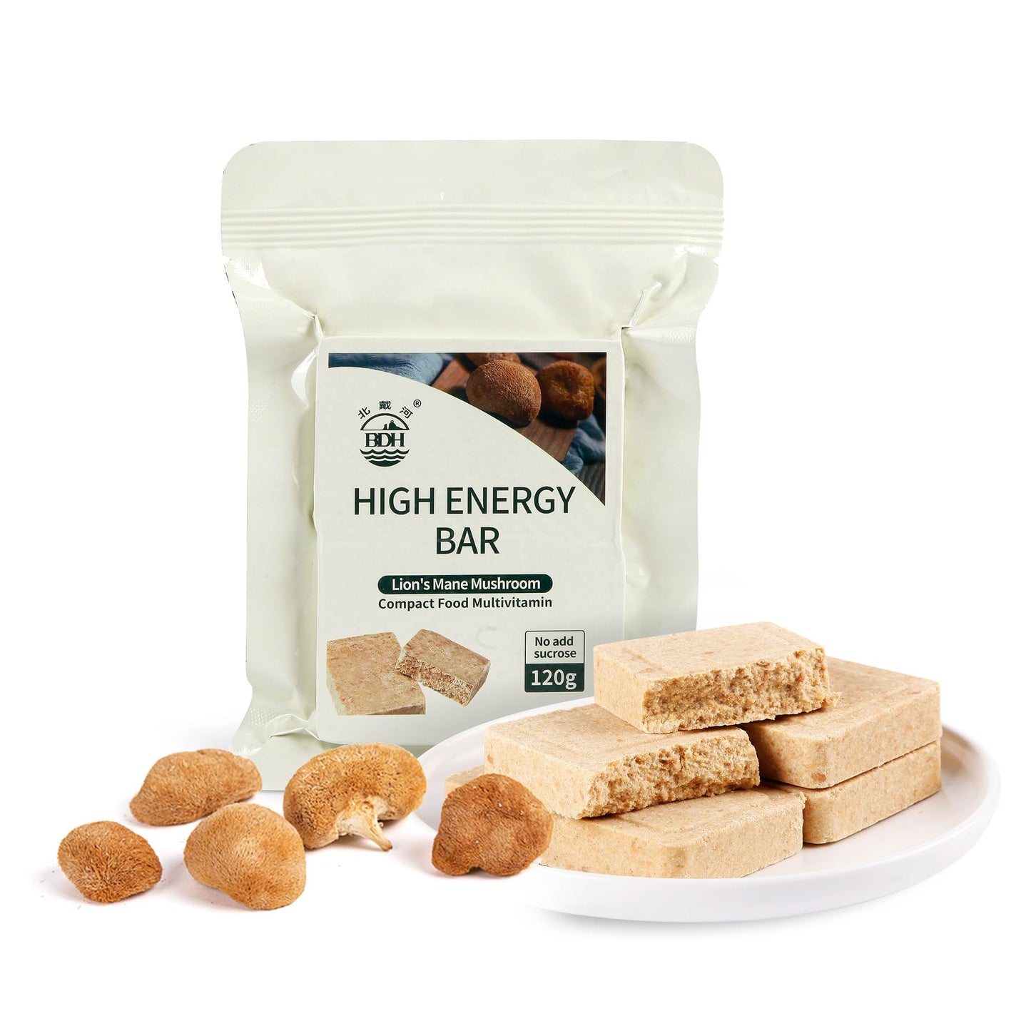 Emergency Food Ration Bars, Mushroom Flavor Survival Energy Bar Supply For Outdoor Camping Emergency Snowstorm Earthquake Disast
