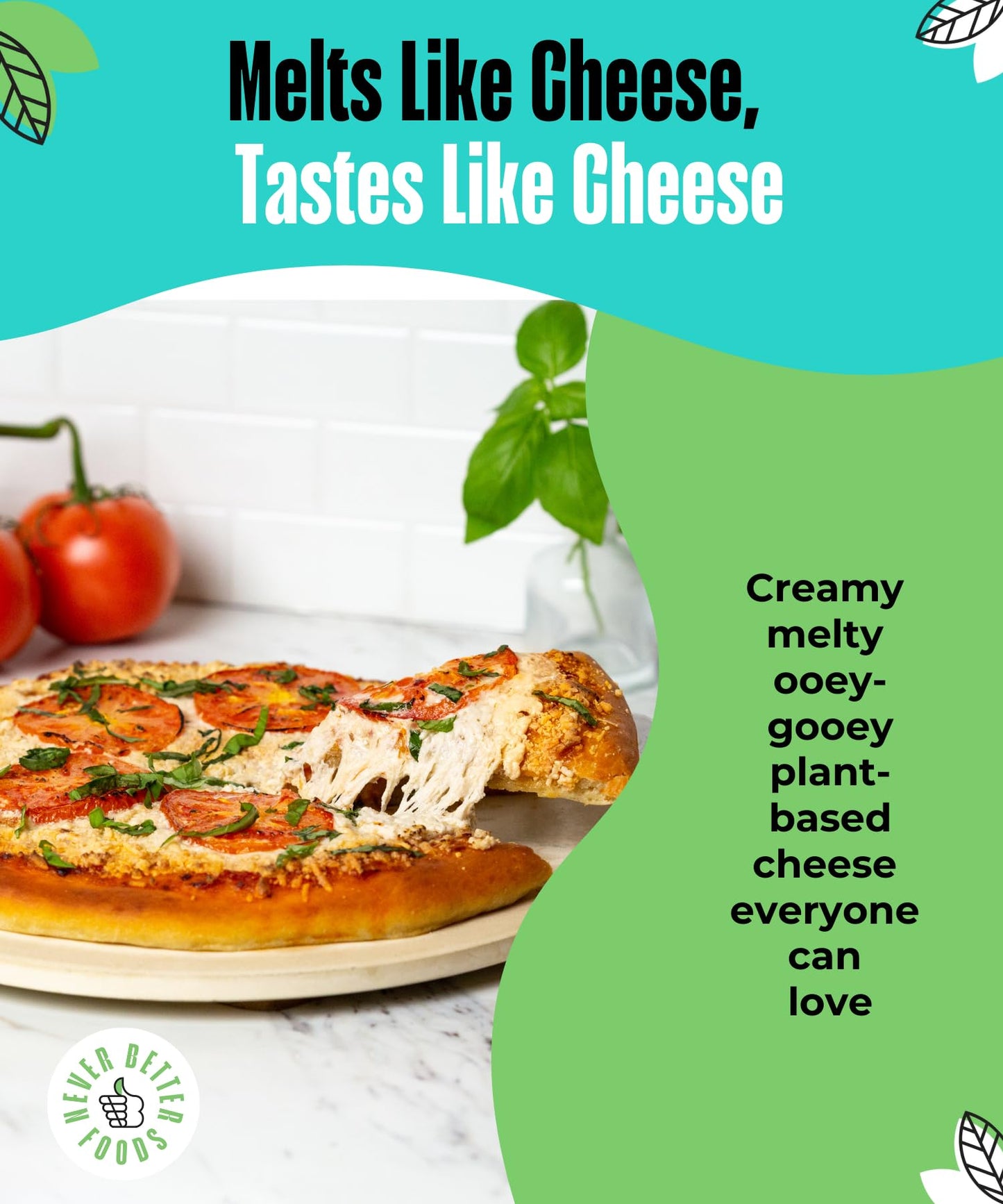 Dairy Free Cheese, Vegan Mozzarella Cheese That Melts Perfectly, Healthy Plant Based Cheese, 2.5 LB Bag of Vegan Cheese Shredded