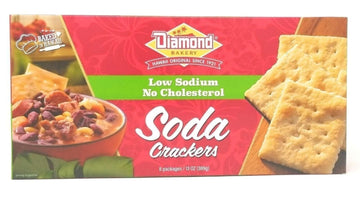 Diamond Bakery - Low Sodium/No Cholesterol Soda Crackers (Unsalted Tops)