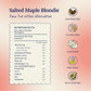 Sip Herbals Herbal Coffee Alternative - Caffeine Free, Salted Maple Blondie Roast, 15 Servings