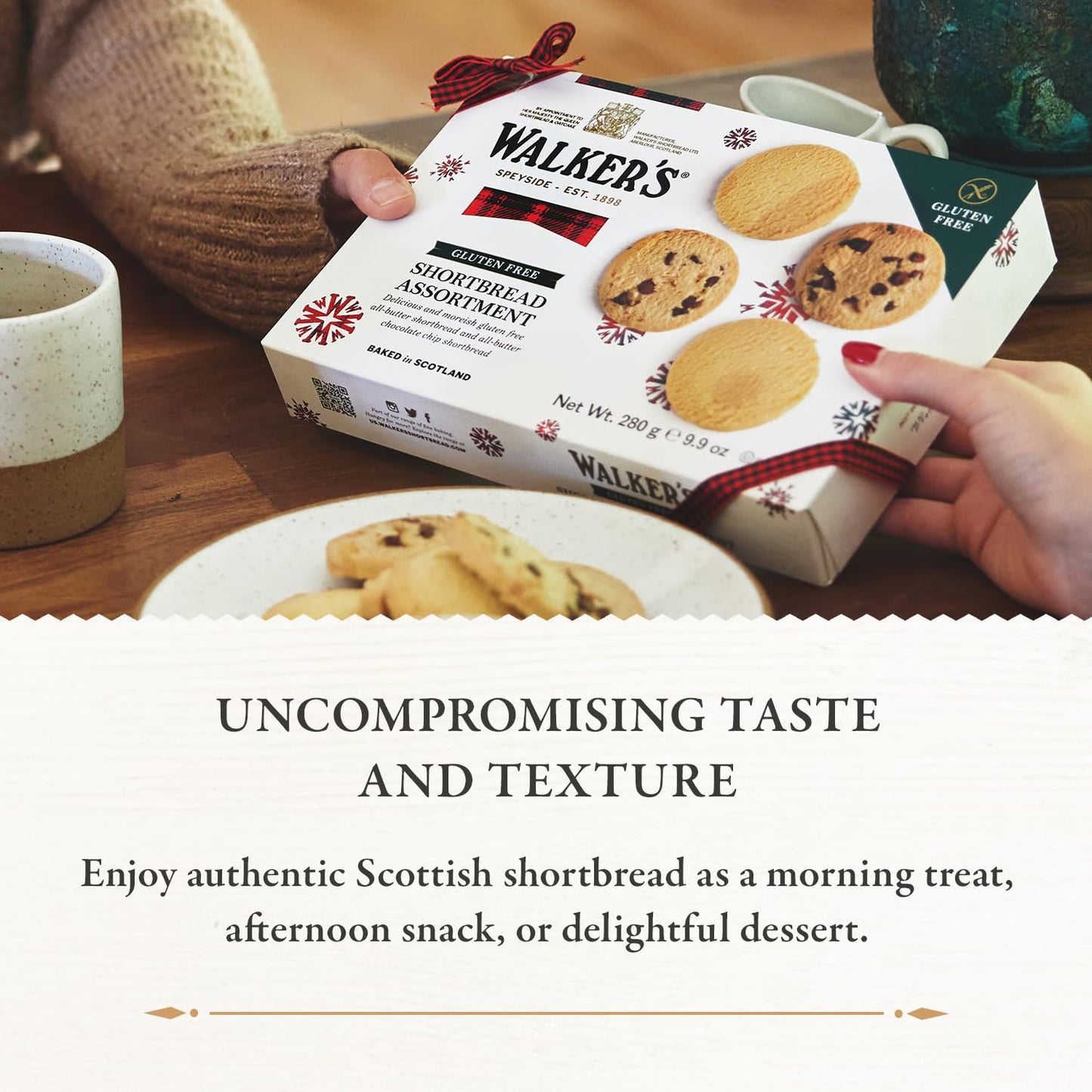 Walkers Gluten Free Shortbread Cookies - 9.9 Oz Shortbread Cookie Box - Includes Assortment Of Gluten Free Shortbread Rounds And