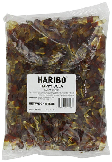 Haribo Gummi Candy, Happy-Cola, Bulk 5 Lb. Bag