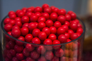 Yupik Sour Cherry Candies, 2.2 Lb, Cherry-Flavored Balls, Sweet & Tart, Chewy Red Gummies, Fun Treat, Sweet Candy, Delicious Sna