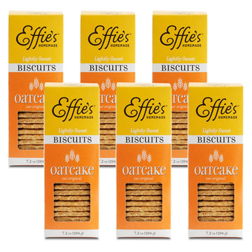 Effie'S Homemade Biscuits - Oatcakes - 6 Pack