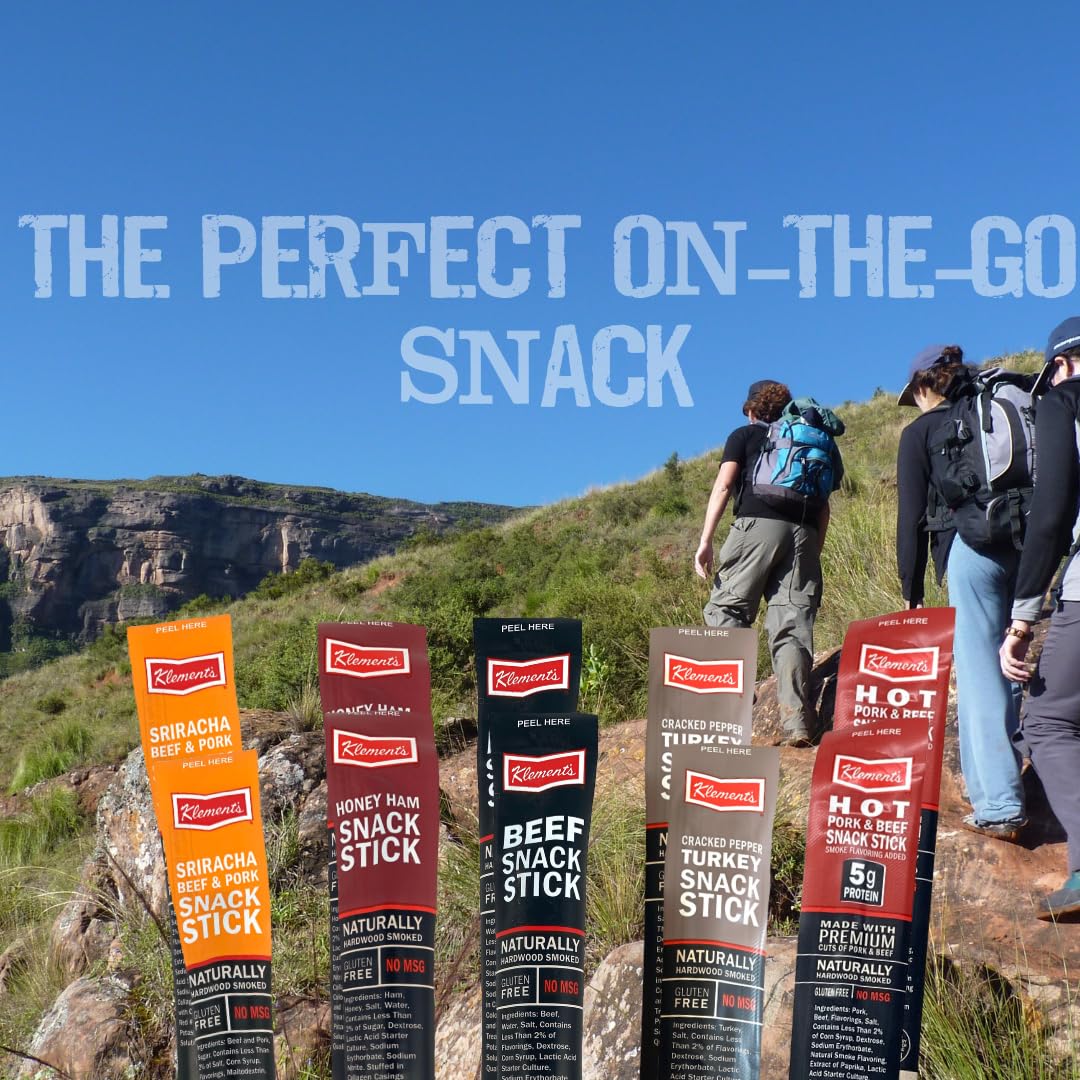 Jerky.com Meat Stick Variety Pack, 10 Count Sampler, High Protein, Low Carb, Gluten-Free, 0.8 Ounce Each