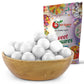 NY Spice Shop White Shimmer Gumballs - 1 Pound Gumballs for Gumball Machine - Chewing Gum Dubble Bubble Gumballs - Fruit Flavore