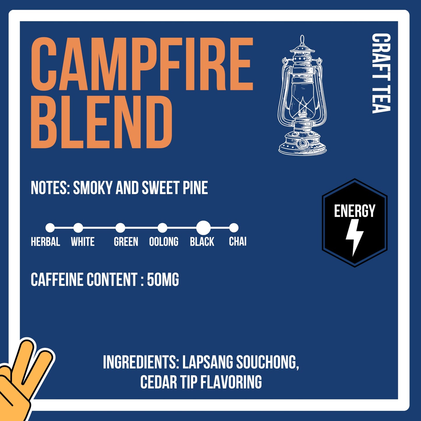 Revival Tea Company Campfire Blend Lapsang Souchong Black Tea - 24 Tea Bags