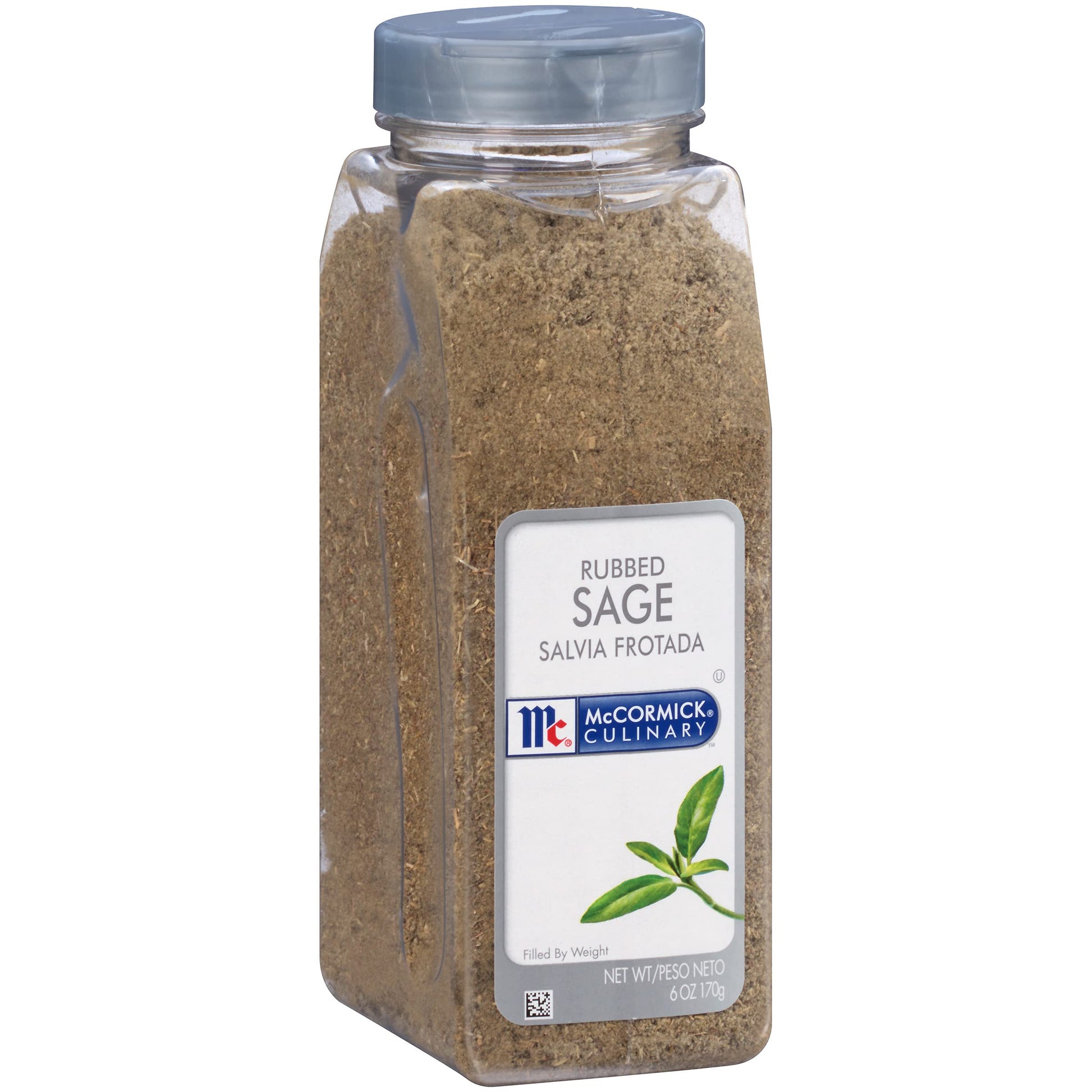 McCormick Culinary Rubbed Sage Seasoning, 6 oz - Ideal for Stuffing, Poultry, and Pork Dishes